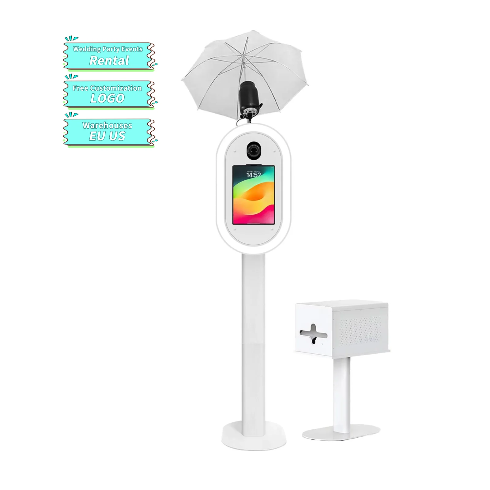 2025 New Style Salsa DSLR iPad Photo Booth Machine with Flight case  Guac and Chips Photo Booth for Weddings and Events