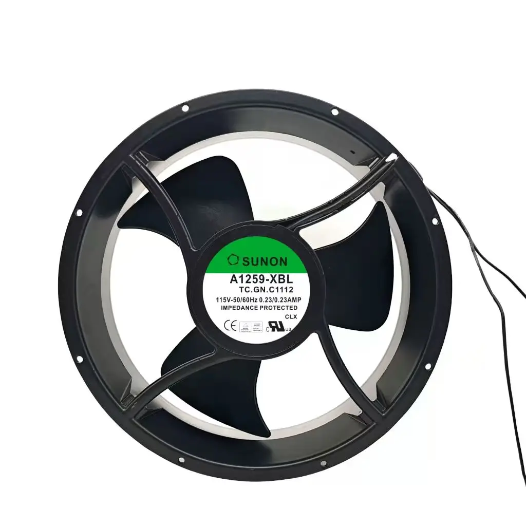 SLIDER A1259-XBL AC 115V 254x89mm Round Axial Fan Ball Bearing High RPM 10 Inch Industrial Cabinet Cooling Exhaust