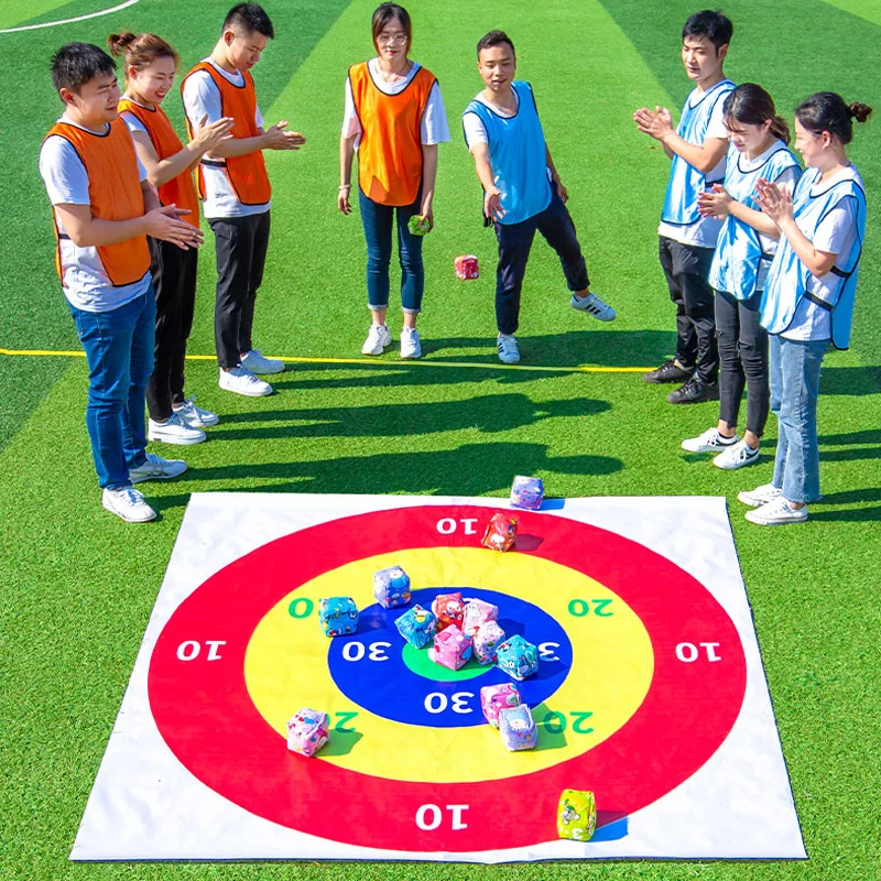 

Outdoor Team Building Activities Game Adults Children Throwing Bean Bags Campany Family Field Day Party Carnival Fun Favors