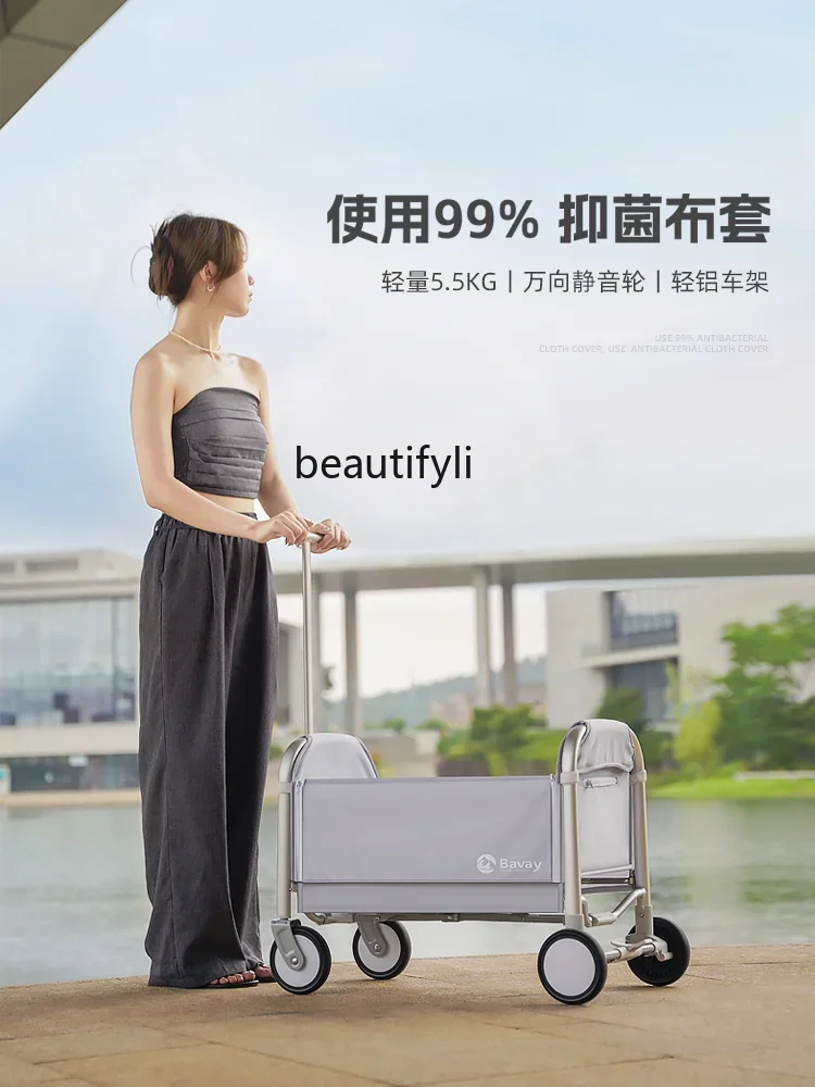 Troli Lipat untuk Belanja, Bagasi, Rumah Tangga, dan Aktivitas Luar Ruangan