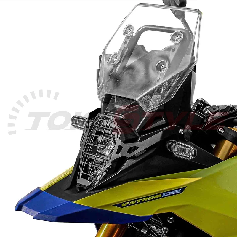 Fits For SUZUKI V-STROM 800 DE 800DE 2022-2024 Motorcycle Front Headlight Grille Guard Cover Protector Decorative headlamp Net