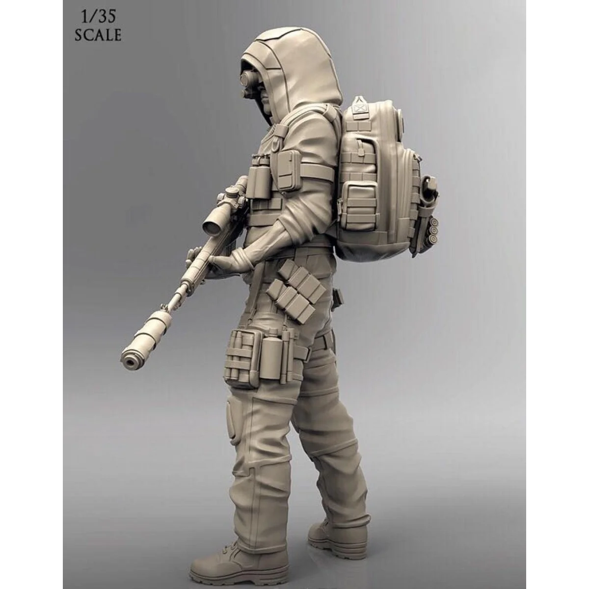 1/35 Resin Figure Unpainted Model Kit, military theme, Unassembled and unpainted GK,