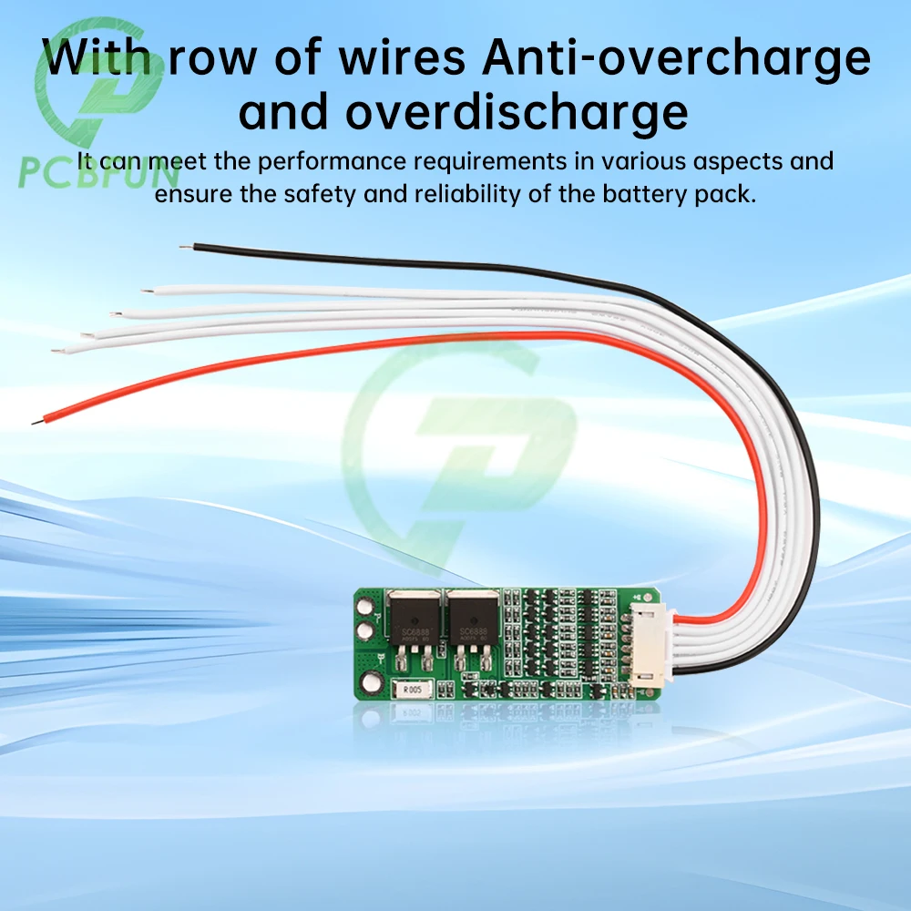5S 10A Li-ion Lithium Battery BMS 18650 Charger Protection Board 18V 21V Cell Protection Circuit