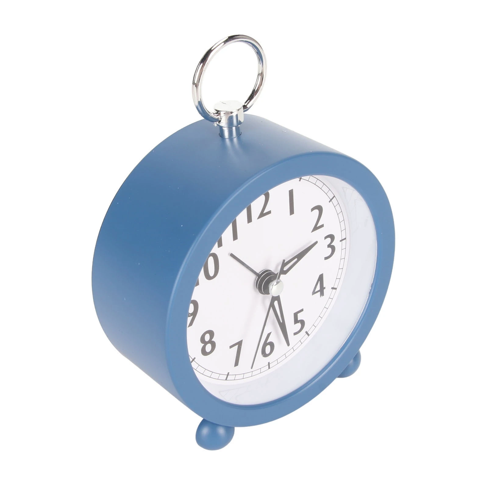 Alarm Clocks Multifunction Stylish Simple Silent Prevents Ticking Round Alarm Clocks for Desk Bedroom and Home
