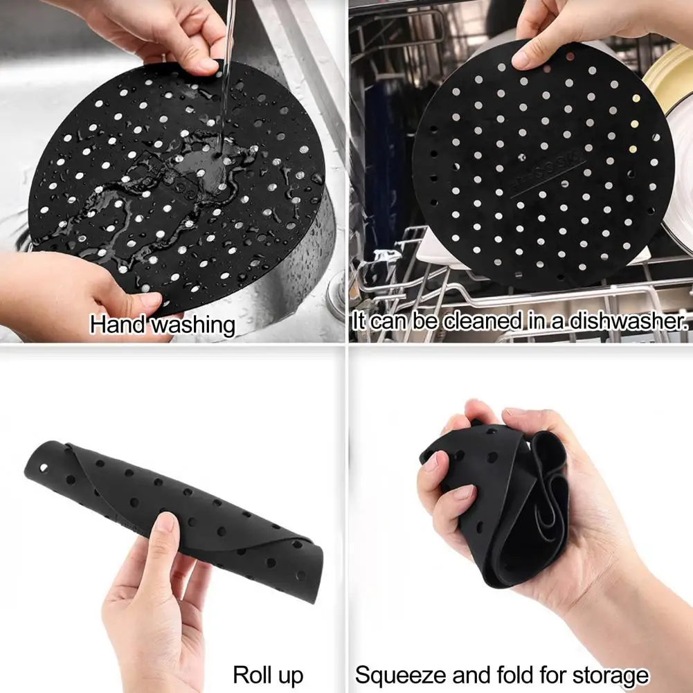High-temperature Resistant Mat Food Grade Silicone Baking Mat Easy Release Cooking Surface Non-stick Safety Mat Durable Kitchen