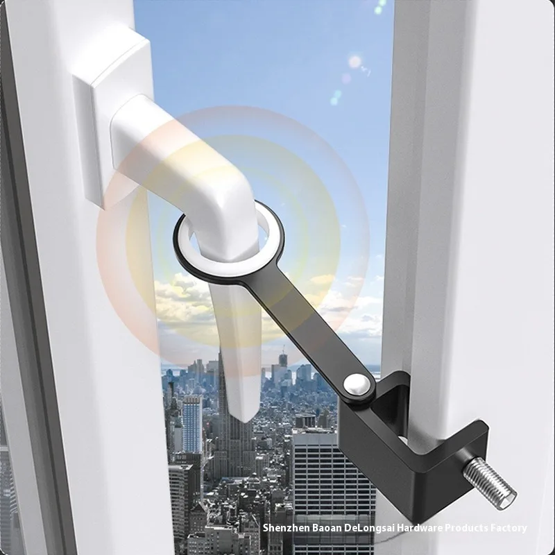 

Защитный оконный замок с защитой от детей, домашний фиксированный ограничитель створки, ограничитель положения, прочная металлическая створка, дверь, детская комната для малышей