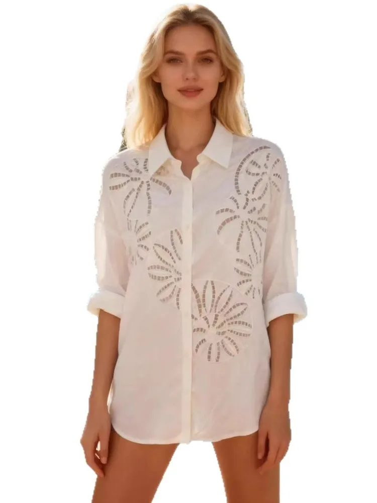 

Туника, пляжная одежда, женские однотонные мини-платья, пляжные накидки, свободный крой, купальники, накидки на бикини, прозрачное платье-рубашка