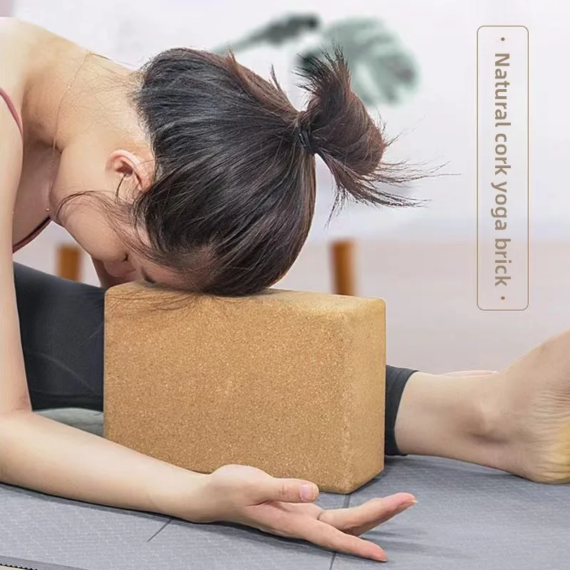 

Cork Sports Anti-Slip Dance Cork Brick Fitness Auxiliary Brick High Density Thickened Yoga Aids Brick