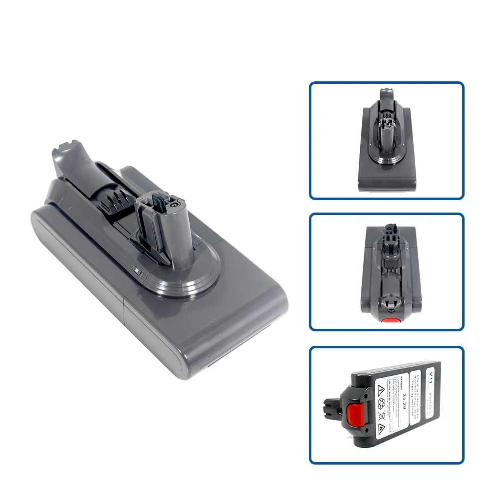 5.0Ah 21700 25.2V Li-Ion Battery for Dyson V11 Absolute V11 Absolute Extra V11 SV15 Vacuum Cleaner Fluffy SV15 Animal 970145-02