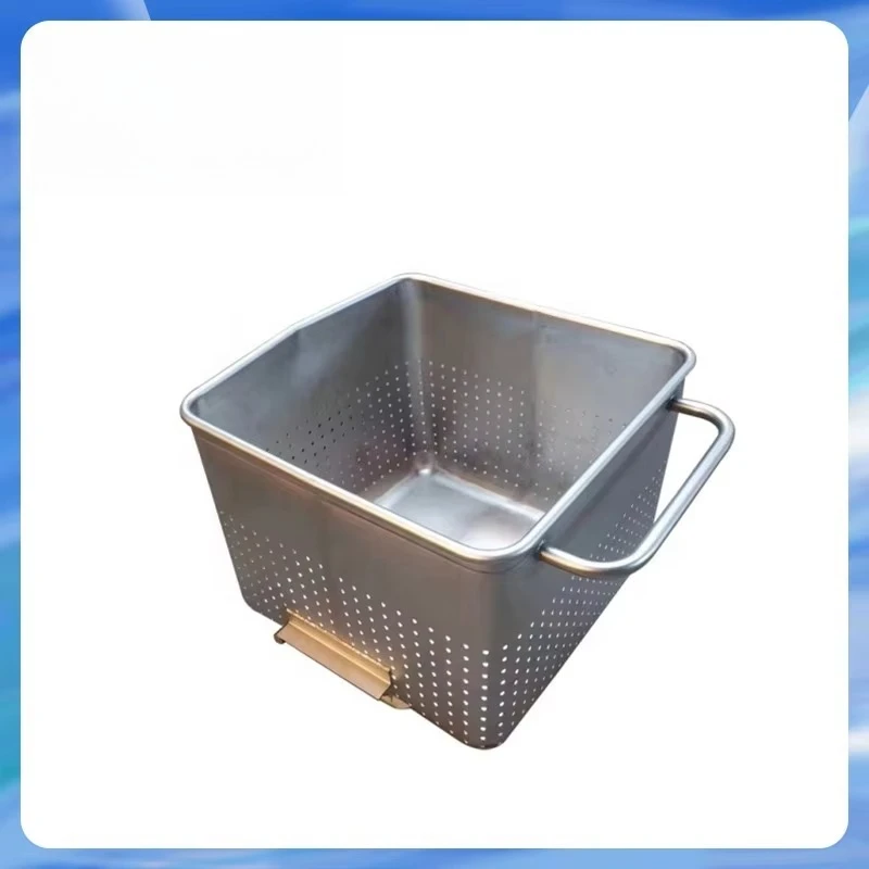 عربة معالجة اللحوم بدون خياطة من الفولاذ المقاوم للصدأ سعة 200 لتر مع عجلات من النايلون سعة تحميل التعزيز المتقاطع 200 لتر/250 كجم