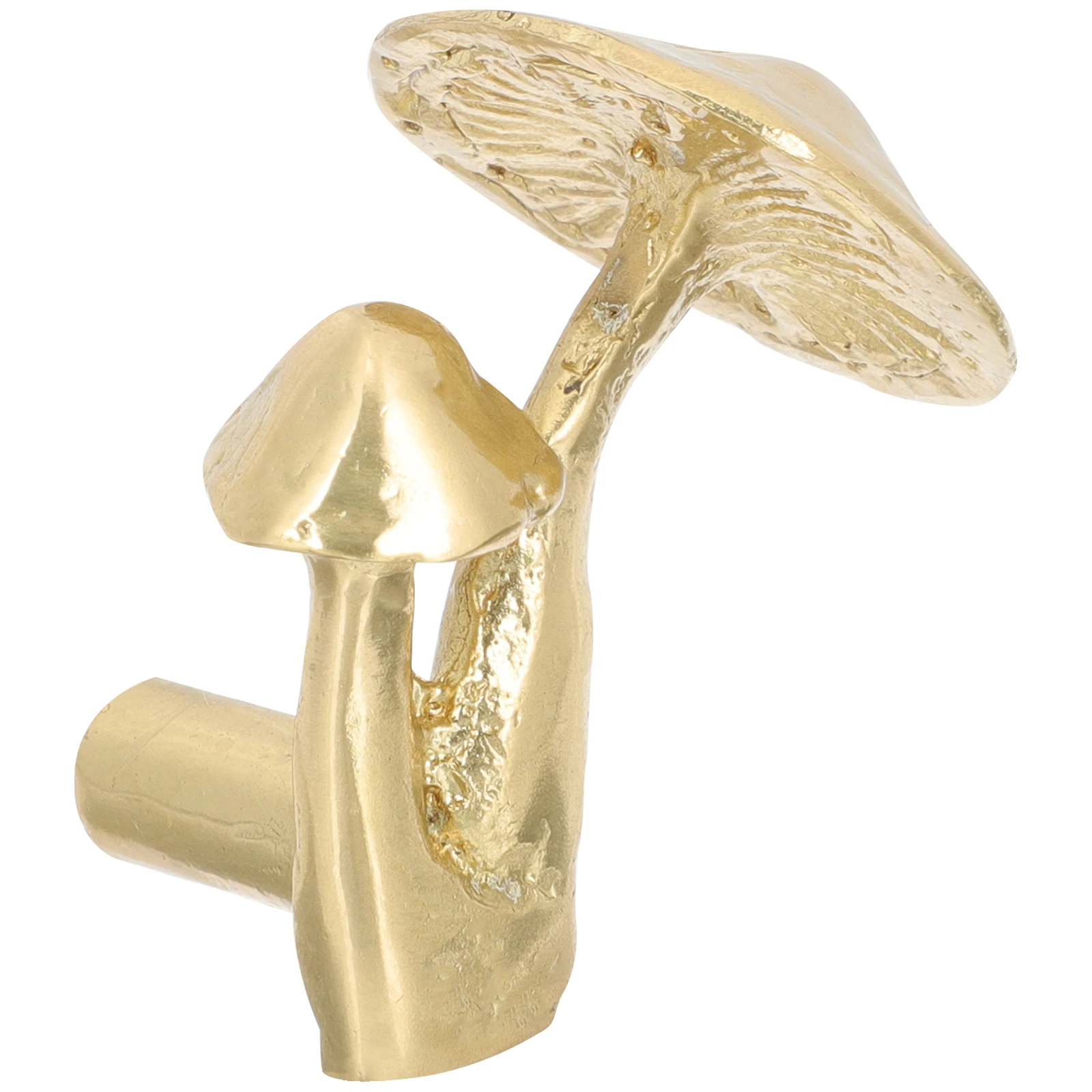 

Homoyoyo Brass Mushroom Knob Handle for Bookcase Drawer Closet Cupboard Dresser Hardware Hanging Storage Furniture