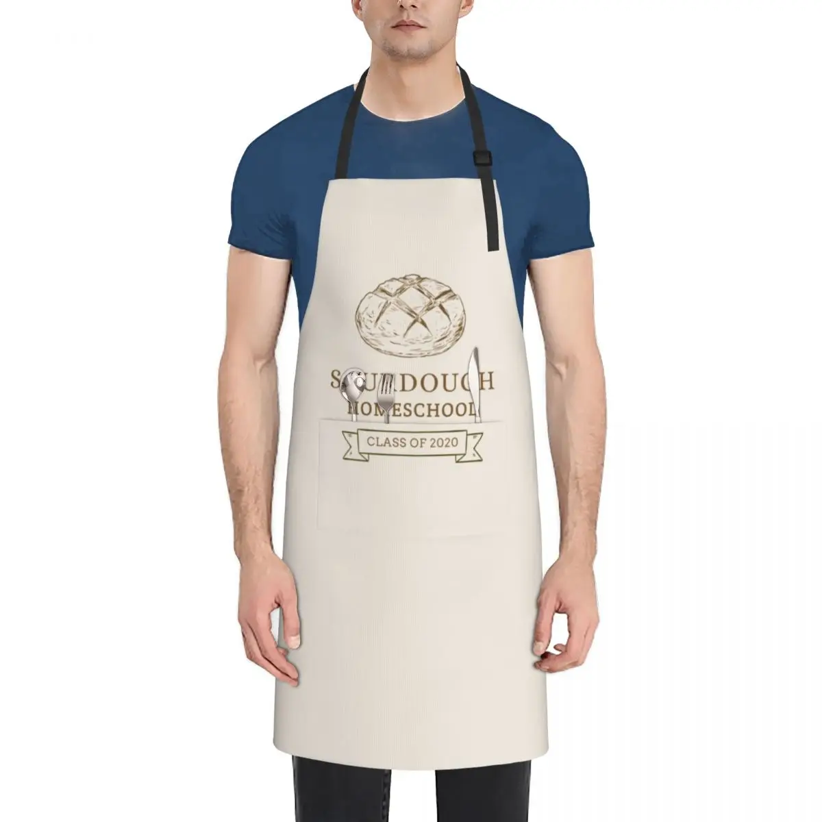 

Sourdough Homeschool (darker image) Apron Home Supplies japanese woman Apron