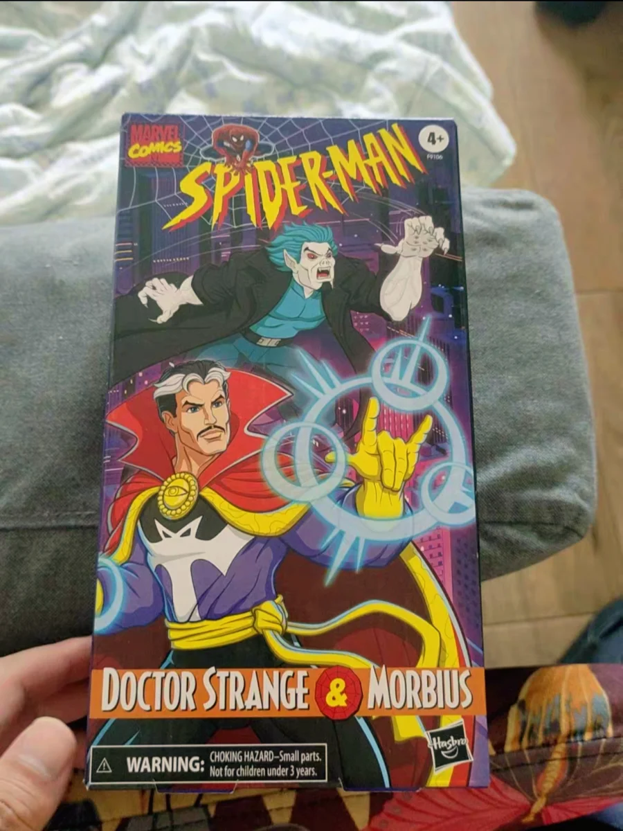 

6-Inch Marvel Legends Doctor Strange Vampire Mobias Animated Version Action Figures Two Person Group Movable Doll Children Gift