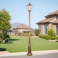 Outdoor Solar Street Light Waterproof, Courtyard, Park, Road, Aluminum High Pole Street Light ≈ 260Cm
