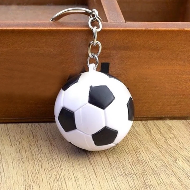 European Mini Football Keychain Sports Themed Souvenir Keychain Soccer Rewards Backpack Pendant Keyring Backpack Key Decor Gift view 5