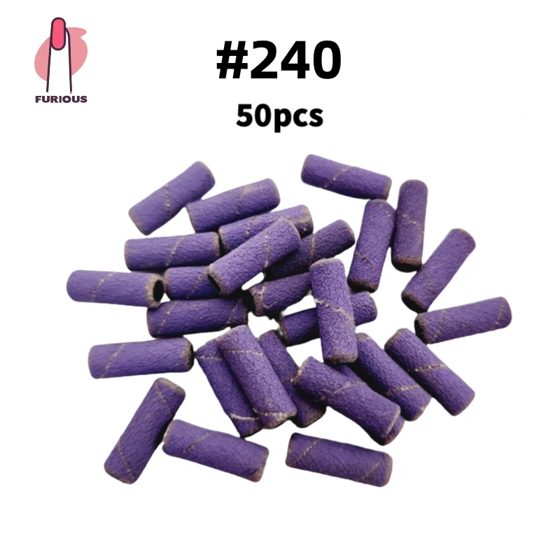 50Pcs 3mm 미니 샌딩 밴드 스테인레스 스틸 네일 드릴 비트 맨드릴 전기 매니큐어 액세서리 도구