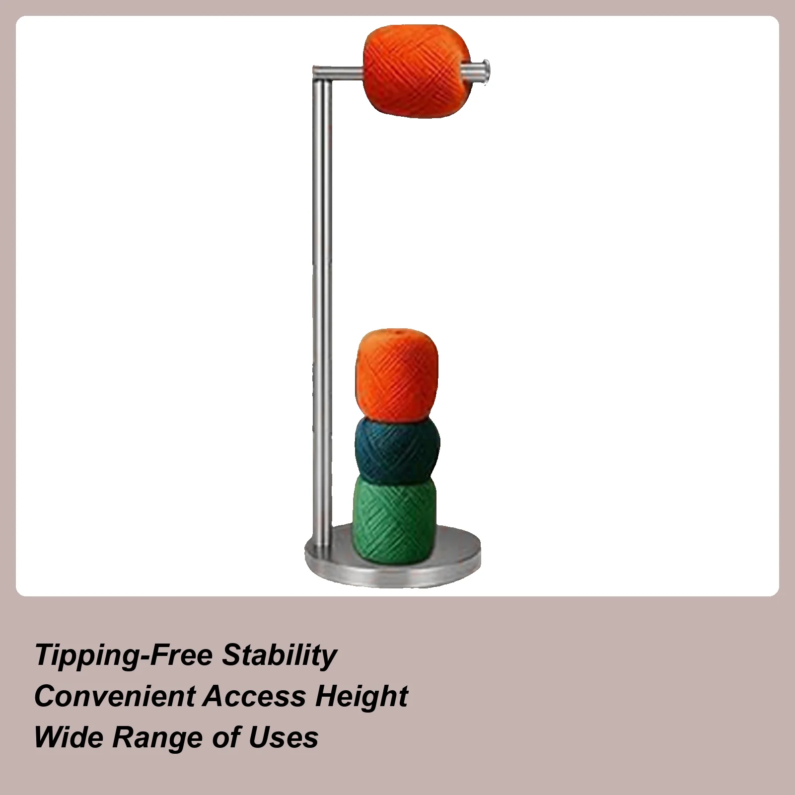 

Toilet Paper Holder Stand Paper Towel Dispenser Stand Stainless Steel Standing Toilet Roll Rack For Nightstand Vanity Bathroom