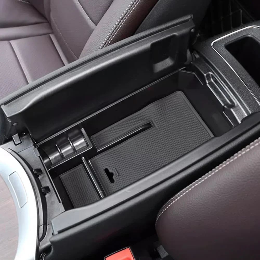 Armrest Storage Box for Mercedes Benz C GLC Class W205 C180 C200 C205 C253 C300 X253 Organizer Holder Tray Car Accessories