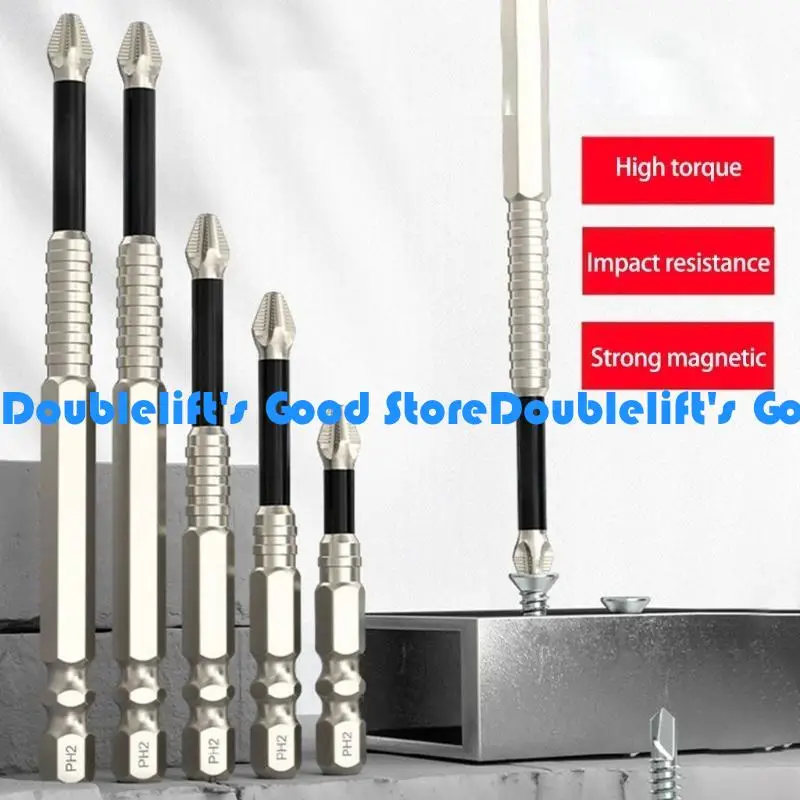 R9UF 6PCS K5 Power Drill Bits แรงกระแทกแม่เหล็กผลกระทบต่อการเจาะไขควงแม่เหล็กแม่เหล็ก