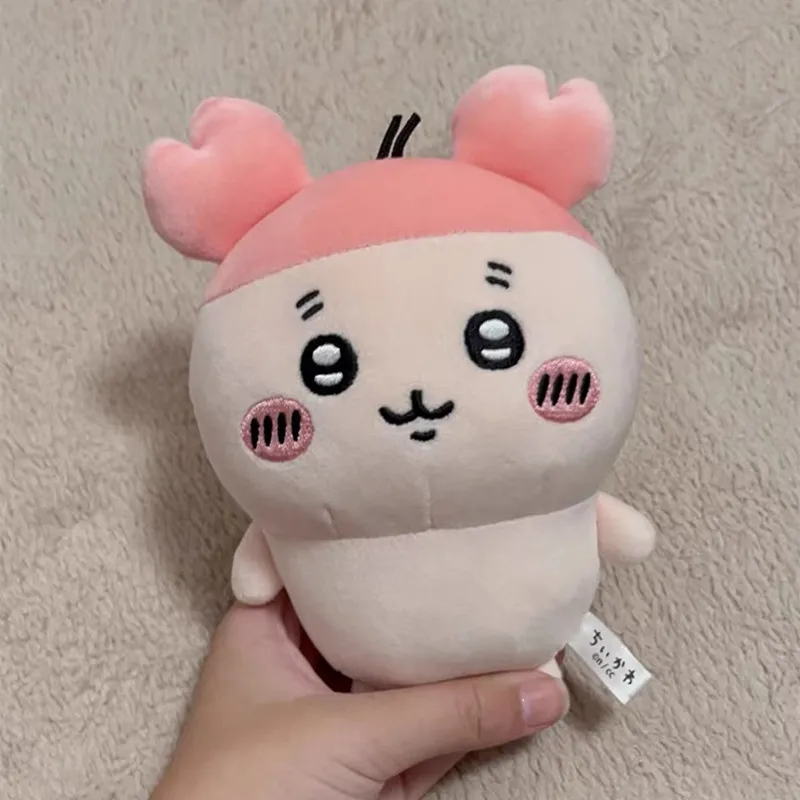 Stock Chiikawa auto-bloquant Kuma Yoshika Ka Kuhonya crabe mignon peluche poupée poupée sac à dos cadeau