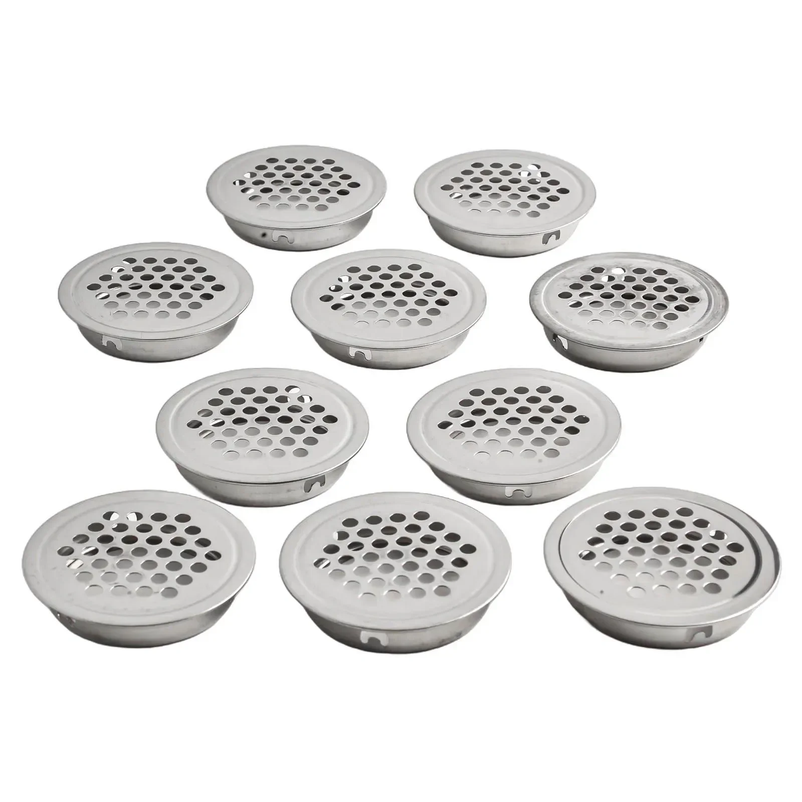 Round Stainless Steel Air Vent Grill Cover, Roupeiros e Armários, Ventilação Malha Acessórios, Acessórios