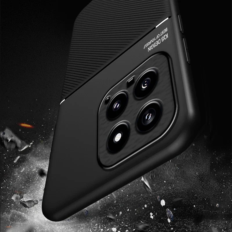 For Xiaomi Mi 14T Pro Mi14 Magnetic Texture Phone Case For Mi 13T 12T 11T Pro Soft Silicone Shockproof Protective Back Cover image 4