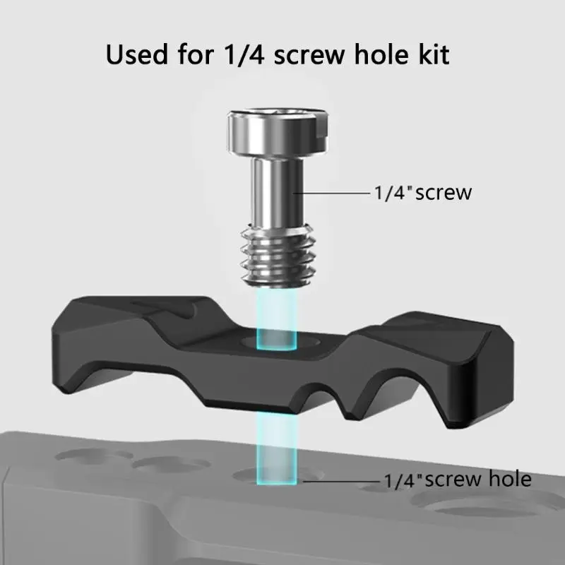 

Клетка для монитора беззеркальной камеры, 3-слотовый кабельный зажим с гаечным ключом, L-образная пластина, фитинг, проволочный