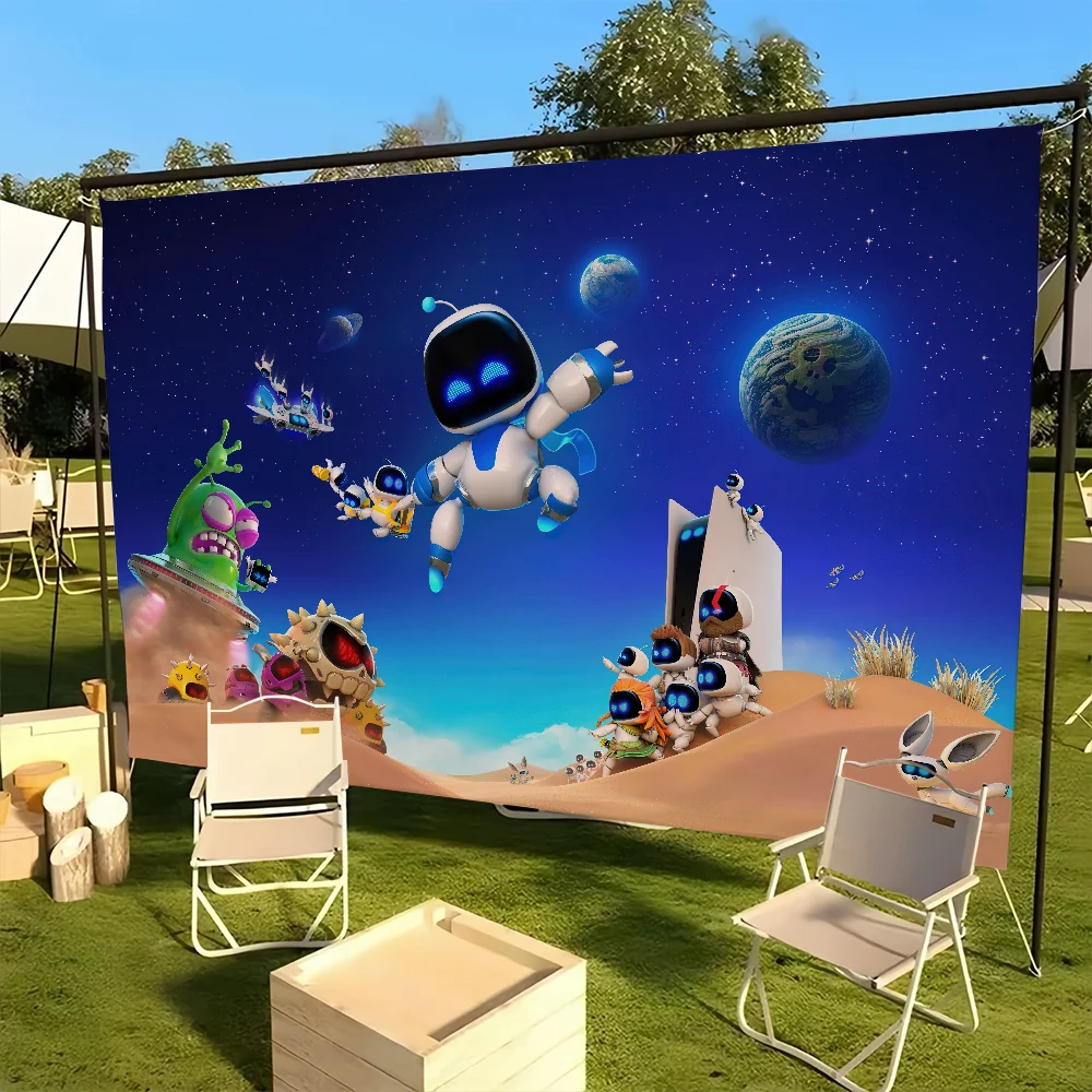 A-Astro Game B-Bot flag For Picnic Party Camping Banner Outdoor Atmosphere Cloth