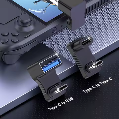 2 in 1 Male to Female 10Gbps 4K/60HZ Extension Connector For Steam Deck 100W Fast Charging USB C Converter Type-C 3.1 Adapter