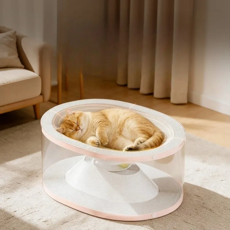 Cat scratching board cat nest wear-resistant double-layer scratching nest cat toy self-hi boredom relief artifact