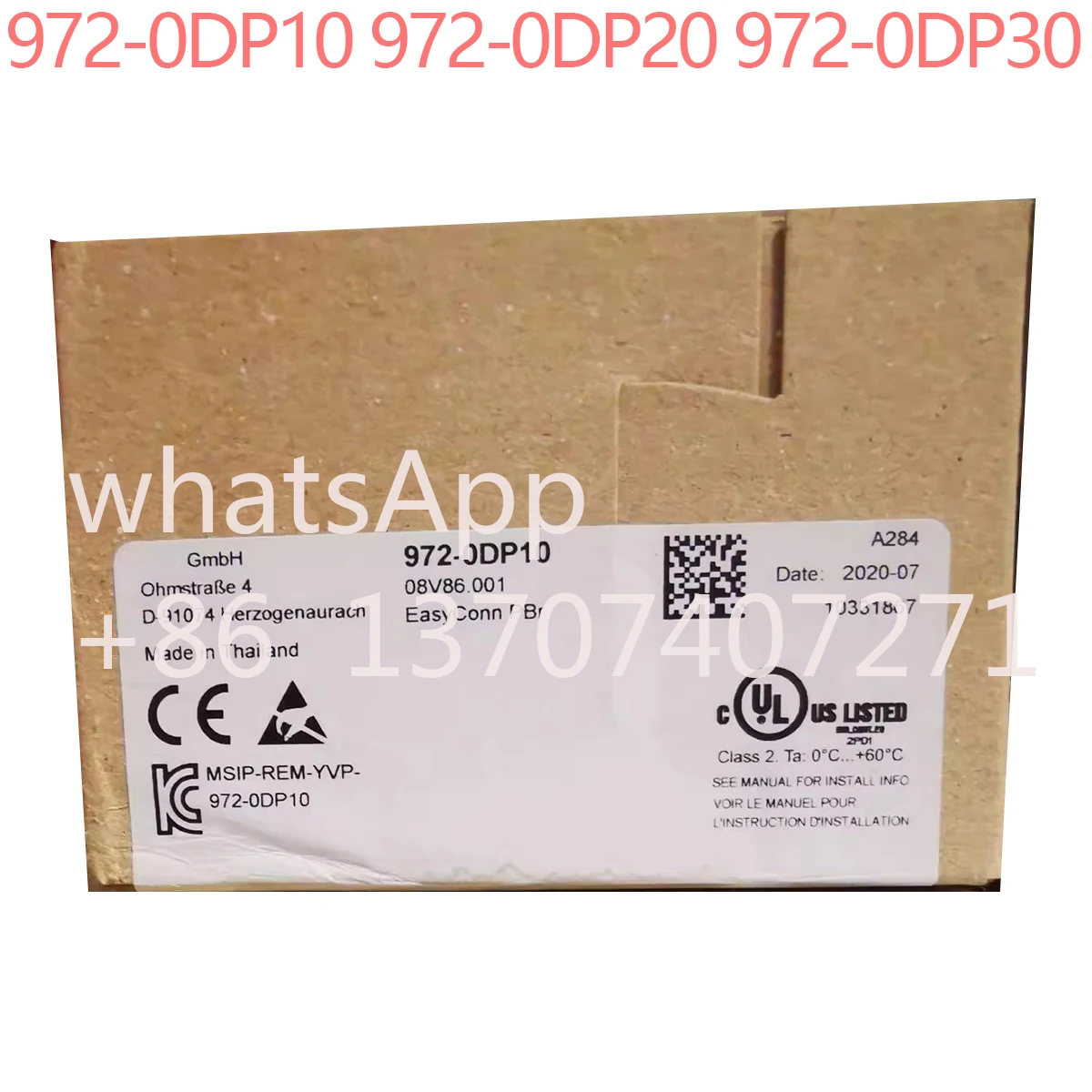 972-0DP10 972-0DP20 972-0DP30 Connector Brand New Original Professional Institutions Can Be Provided For Testing