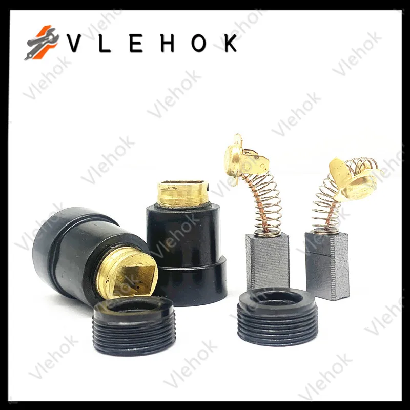 Set portaspazzole in carbone per H45MR H45MRY DH40MR DH40MRY VB13Y VB16Y H45SR DH40FR DH40SR H45FRV