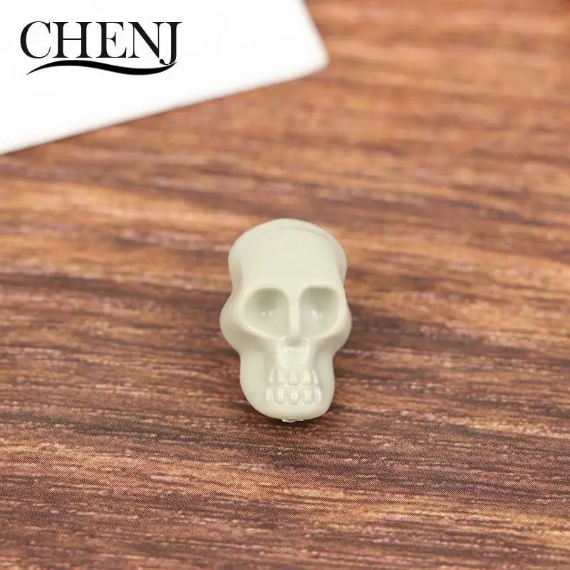 Mini crânio simulação modelo brinquedo, Home Decor, modelo moderno, 50pcs