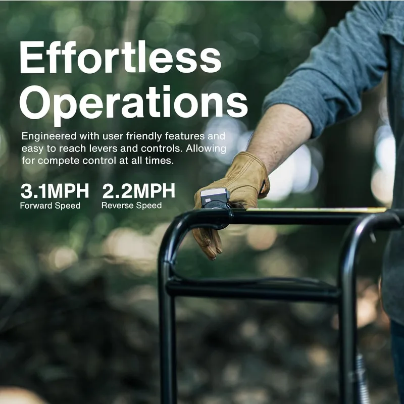 عربة المرافق الكهربائية 500 وات، تحميل 500 رطل وسحب 1000 رطل، تعمل ببطارية الرصاص الحمضية #5