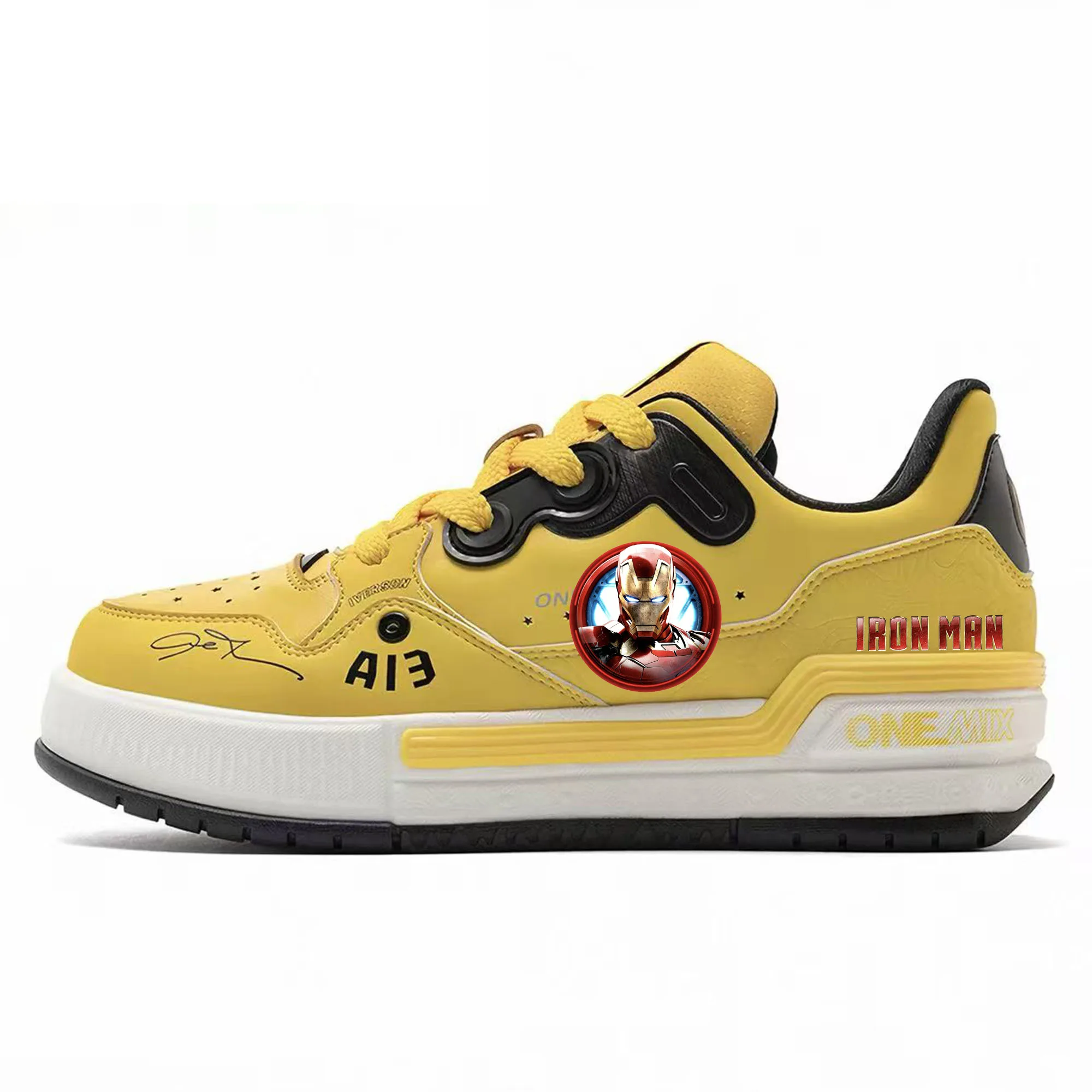 

ONEMIX Marvel Iron Man Shock Absorbing Board Shoes Men Women Anti Shock Soft Sports Casual Durable Tailor Made Footwear