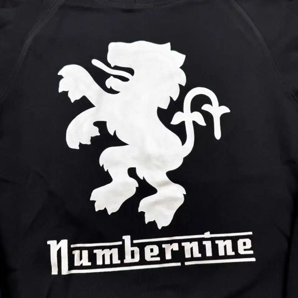 Number Nine SS00 Lambretta Hoodie Vintage Print Full Zipper Hooded