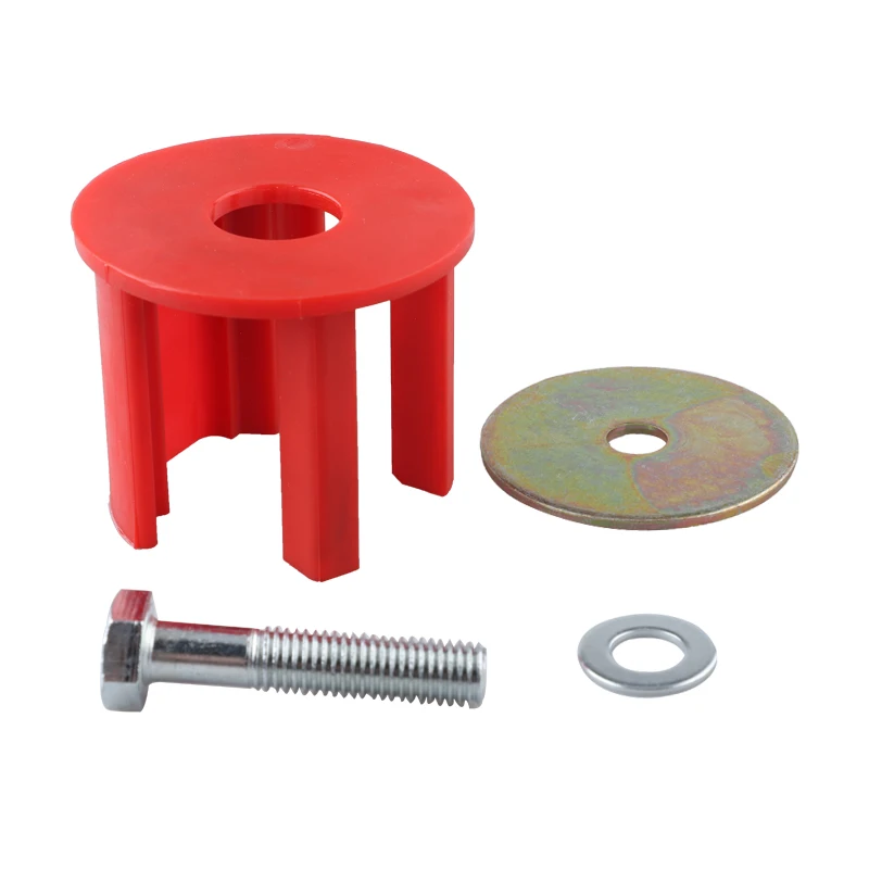 Red Engine Torque Arm Insert Dog Bone Mount Kit For VW Golf GTI Rabbit Passat Tiguan EOS Audi A3 Q3 2.0TSI