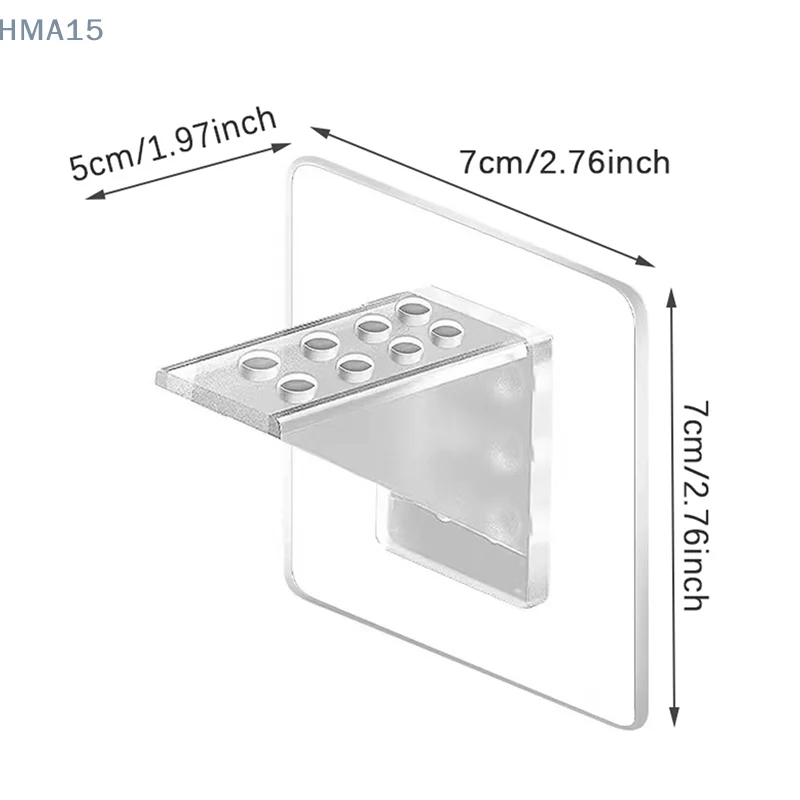 Pioli di supporto per mensola adesivi da 2 pezzi per cucina, camera da letto, armadio, mensola, clip di supporto, supporto per staffa adesiva per appendiabiti da parete