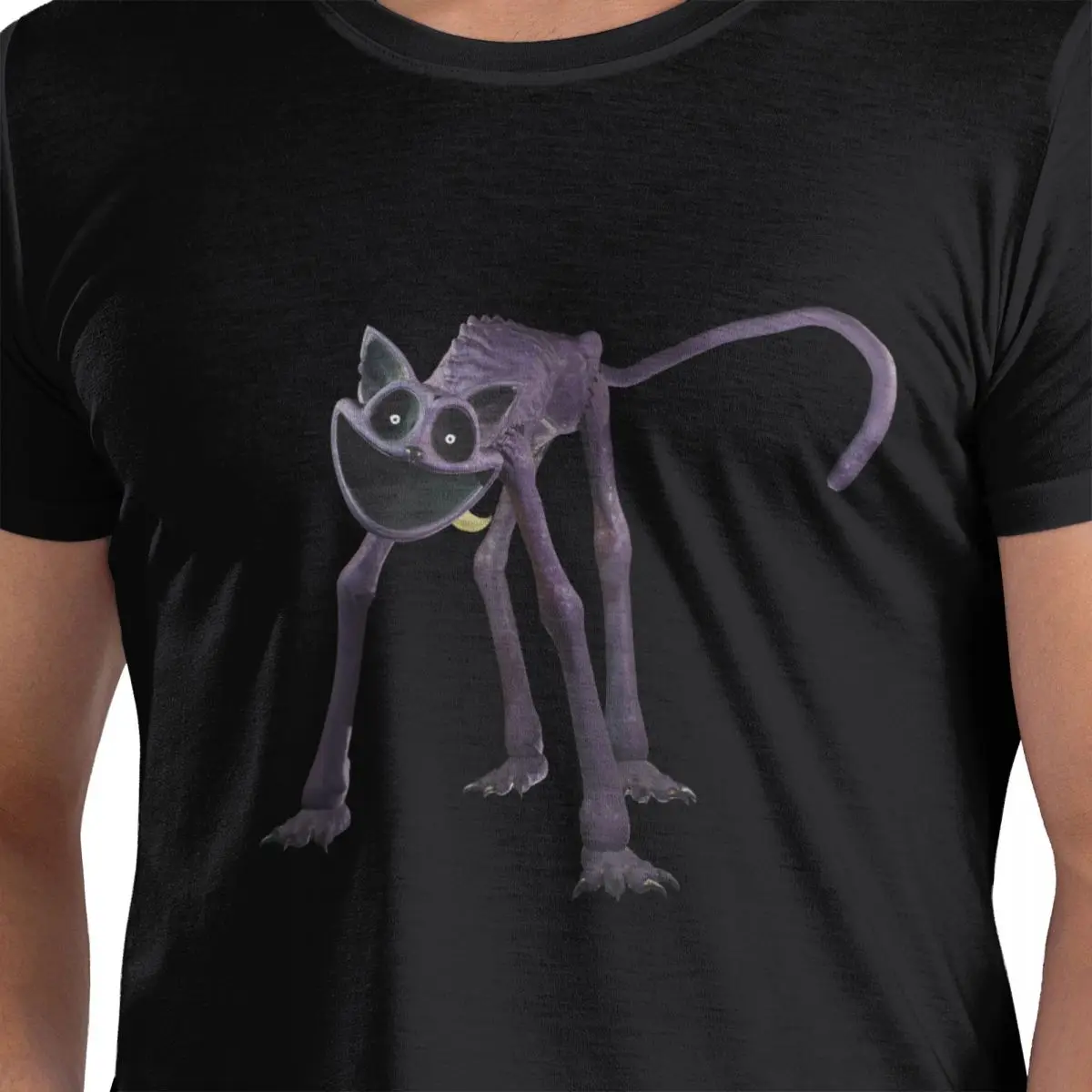 

CATNAP Monster 100% Cotton T-Shirt Men'sFunny T Shirts Men Crew Neck Short Sleeve S-6XL