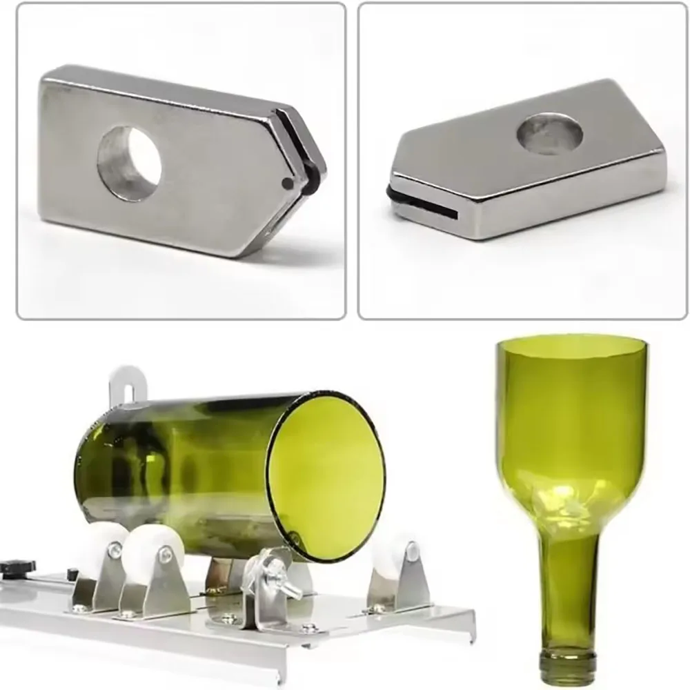 Formine per bottiglie di vetro, piastrelle di vetro, bottiglie di vino, testa di taglio diamantata, artigianato pratico, utensili manuali, strumenti di costruzione, 5 pz.