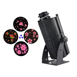 4 Logos Multiple Image Switches Outdoor Pprojector For Advertising Gobo Projector Led Logo Projector Light