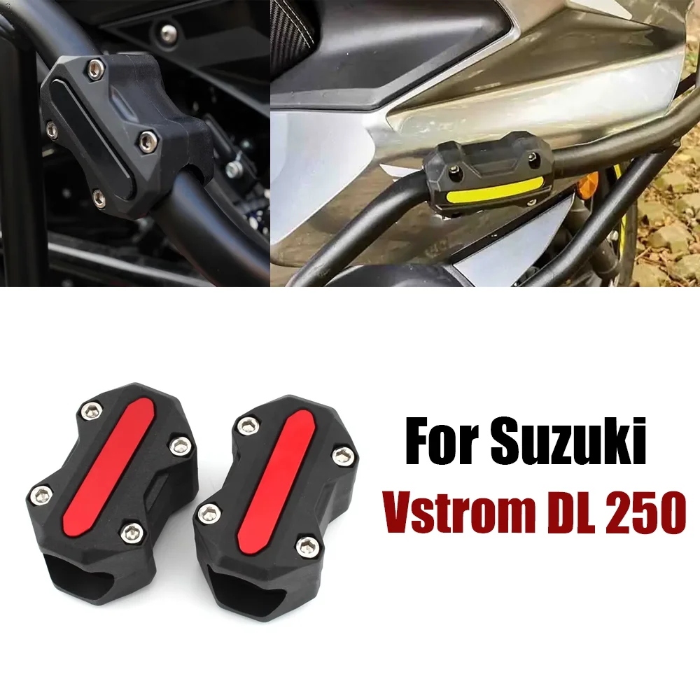 For Suzuki Vstrom DL 250 650 1000 1050 800 DE 800DE v-strom 250 650 1000 1050/xt Engine Guard Protection Bumper Decorative Block