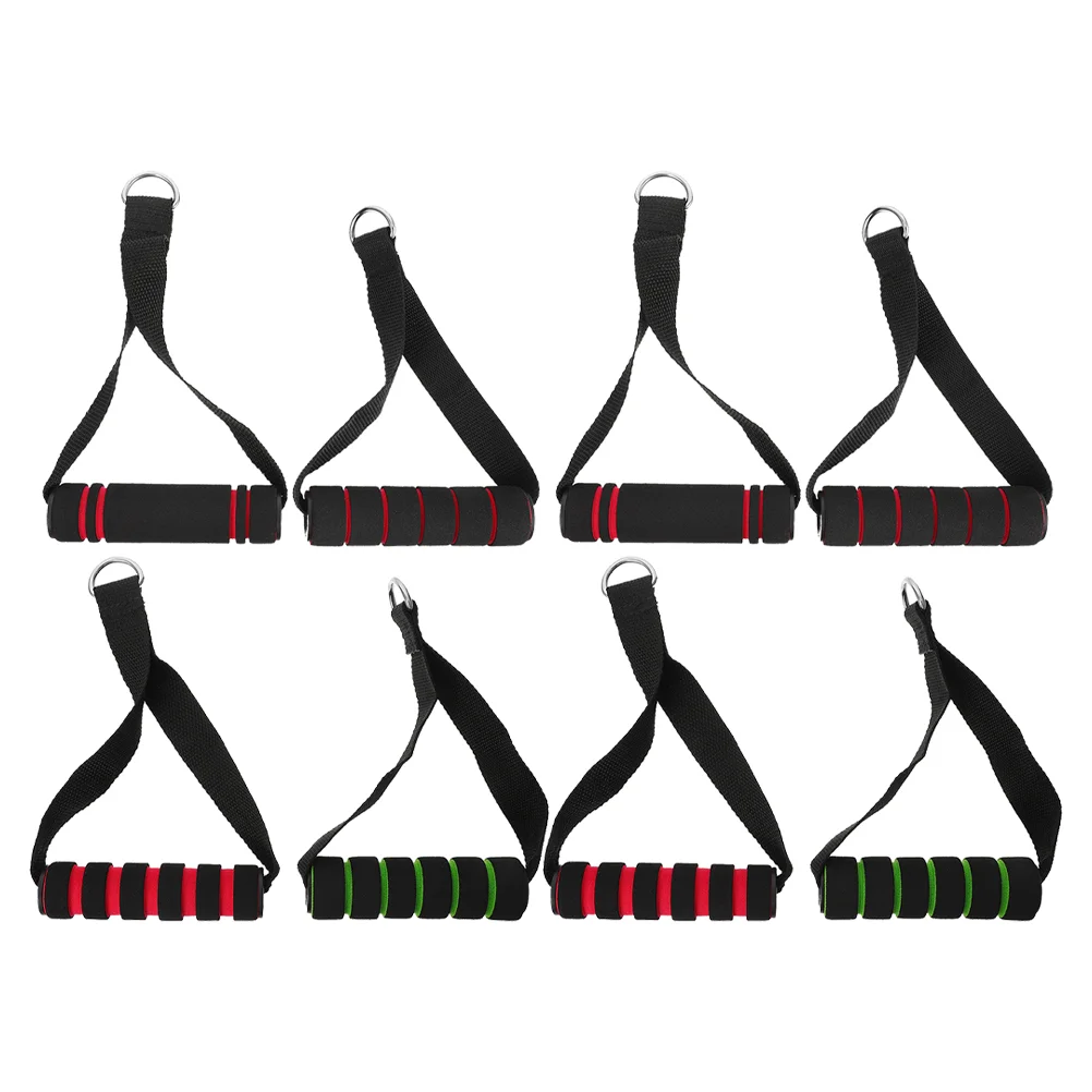 

8 Pcs Foam Handle Fitness Equipment Nylon Cables Portable Lightweight Plastic Resistance Band Sports Pulling Handle