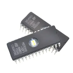 ST M27C512-12F1 드라이브 IC 칩, DIP-28 EPROM IC, 27C512, 10 개, 신제품