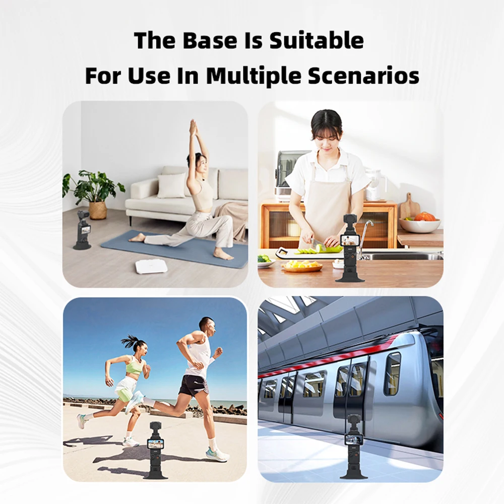 BRDRC Cover Case Set For DJI Osmo Pocket 3 Anti-Scratch Protectivehard Cover Support Adapter Base Bracket Camera Accessories Kit