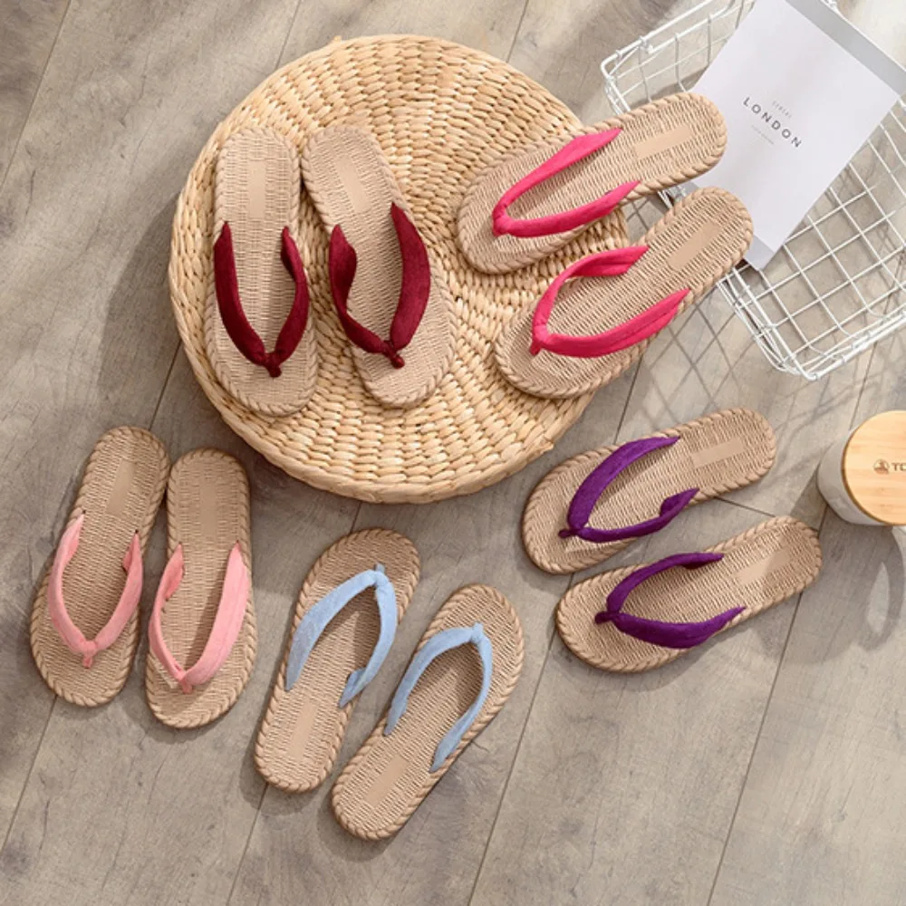 Casual Soft-soled Anime Cosplay Clogs Non-Slip Shoes Flip Flops Flat Sandals Japanese Style Slippers Anime Expo