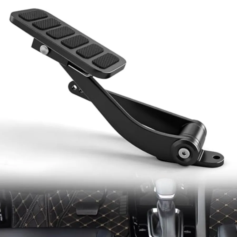 Aluminum Throttle Pedal Assembly Universal Dual Control Gas Pedal Accelerator for Street Rod Rat Rod Custom Chevy Ford Mopar