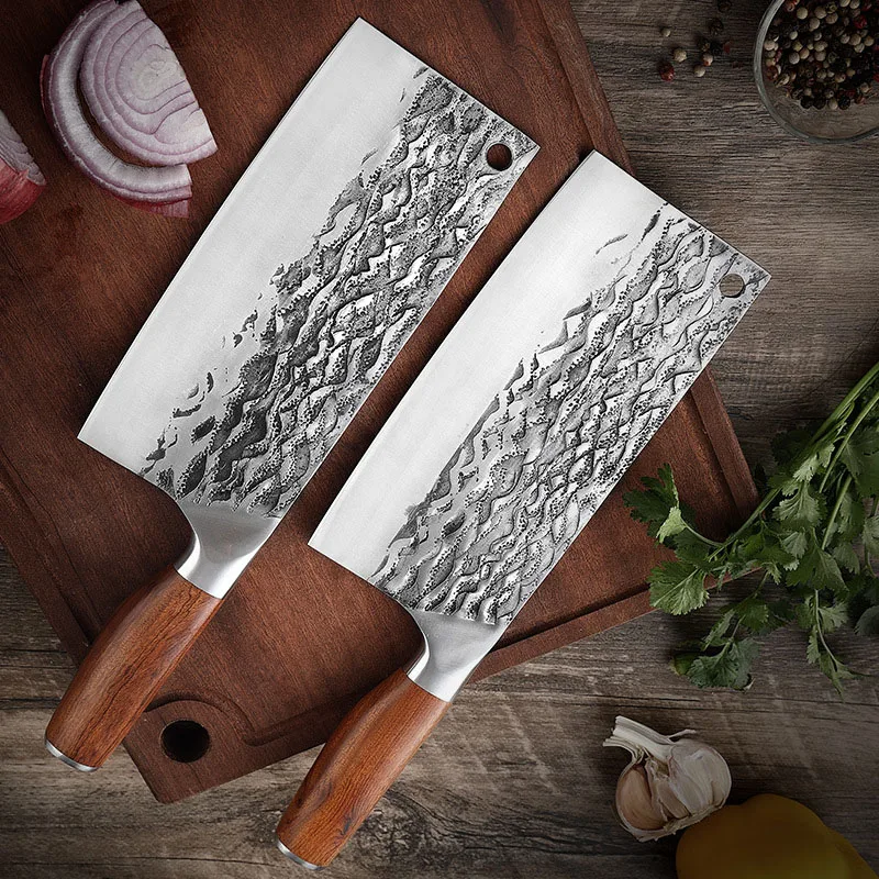 

5Cr15Mov Stainless Steel Chinese Cleaver Chopping Kitchen Knife Chef Butcher Knives Fish Meat Vegetables Cutlery Cooking Tools