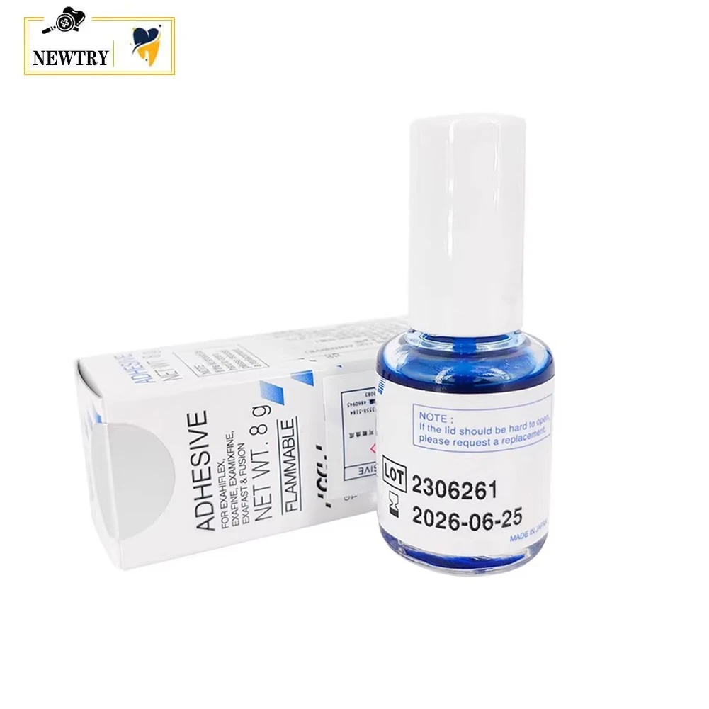 

8g/Bottle Fuji GC Dental Tray Adhesive Orthodontic Bracket Bonding Glue Fast Cure Silicone Rubber Denture Tray Fix Gel Materials