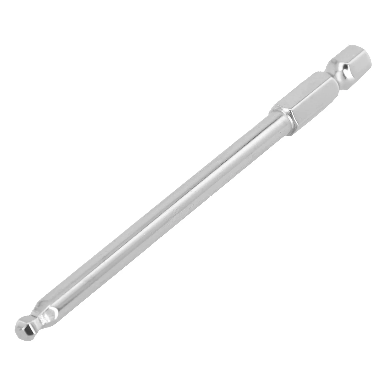 Ball End Electric Screwdriver Bit 100mm Hex Shank Wrench Drill Bits Alloy Steel Hex Screwdriver Driver H1.5 2 2.5 3 4 5 6 8 H10